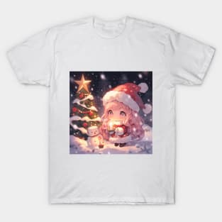 chibi girl christmas T-Shirt